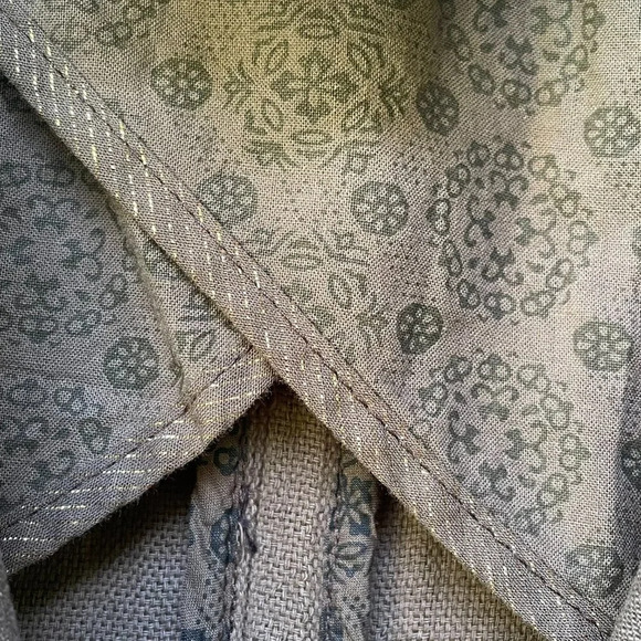 Anthropologie Hei Hei Delaine Women's Dark Olive Cotton Canvas Jacket Size 6 - Picture 6 of 14